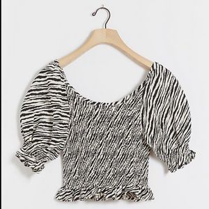 Faithfull the Brand smocked top